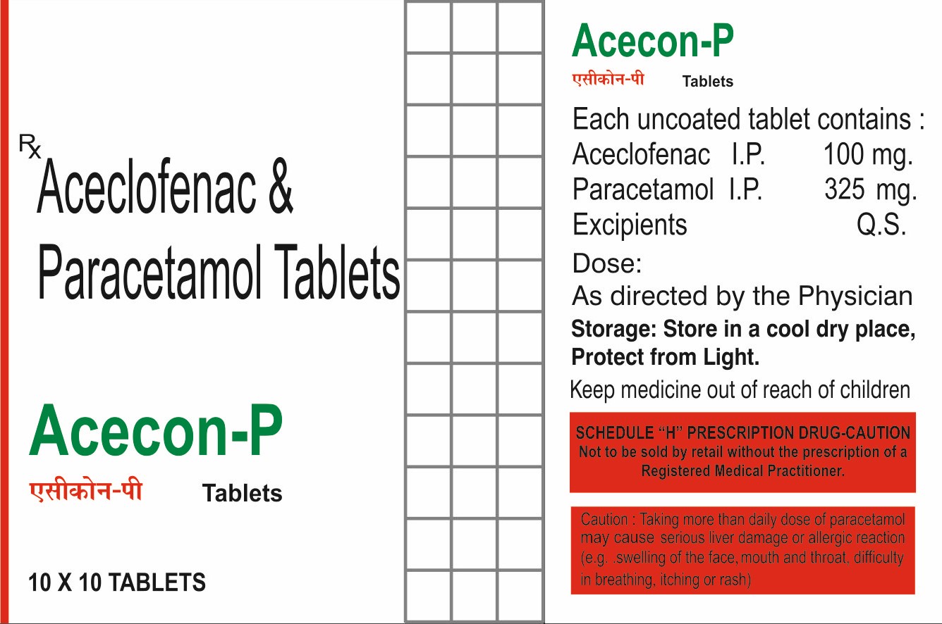 ACECON-P AND ACECON-SP TAB