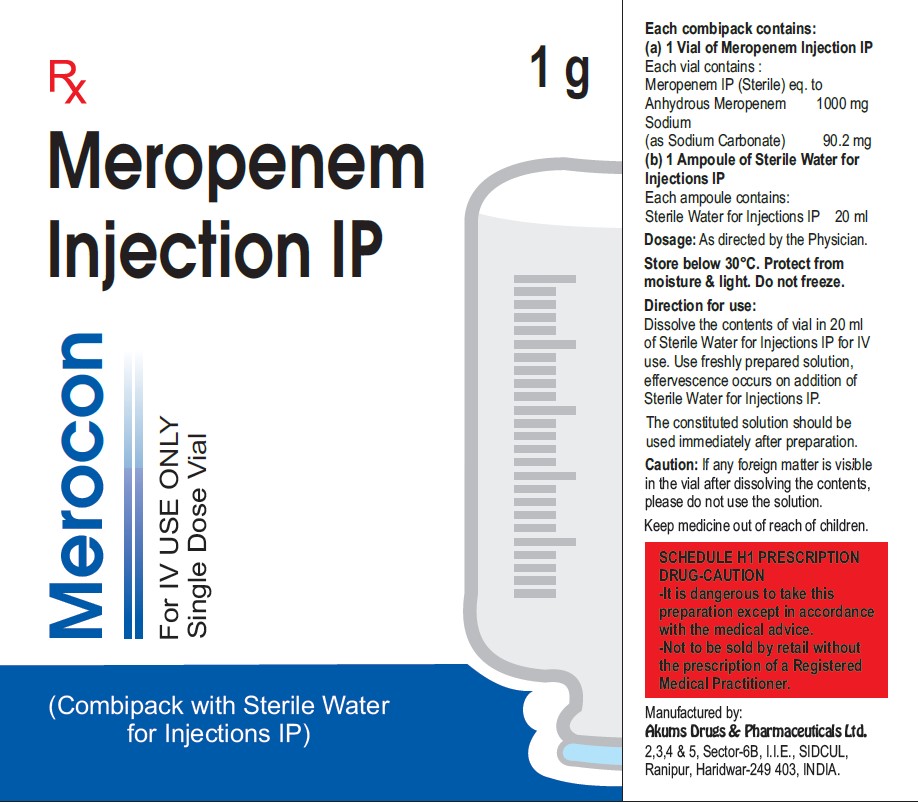 MEROCON-1GM INJ