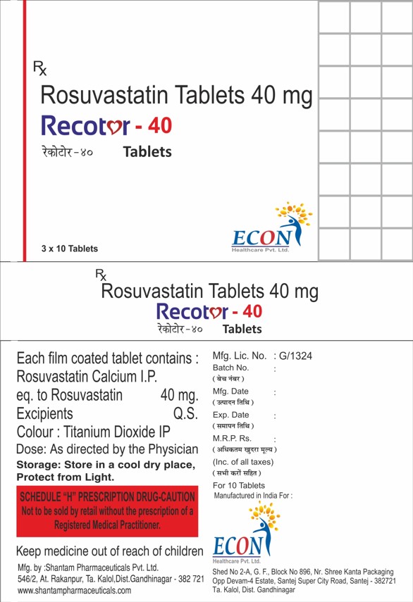 RECOTOR 40 MG